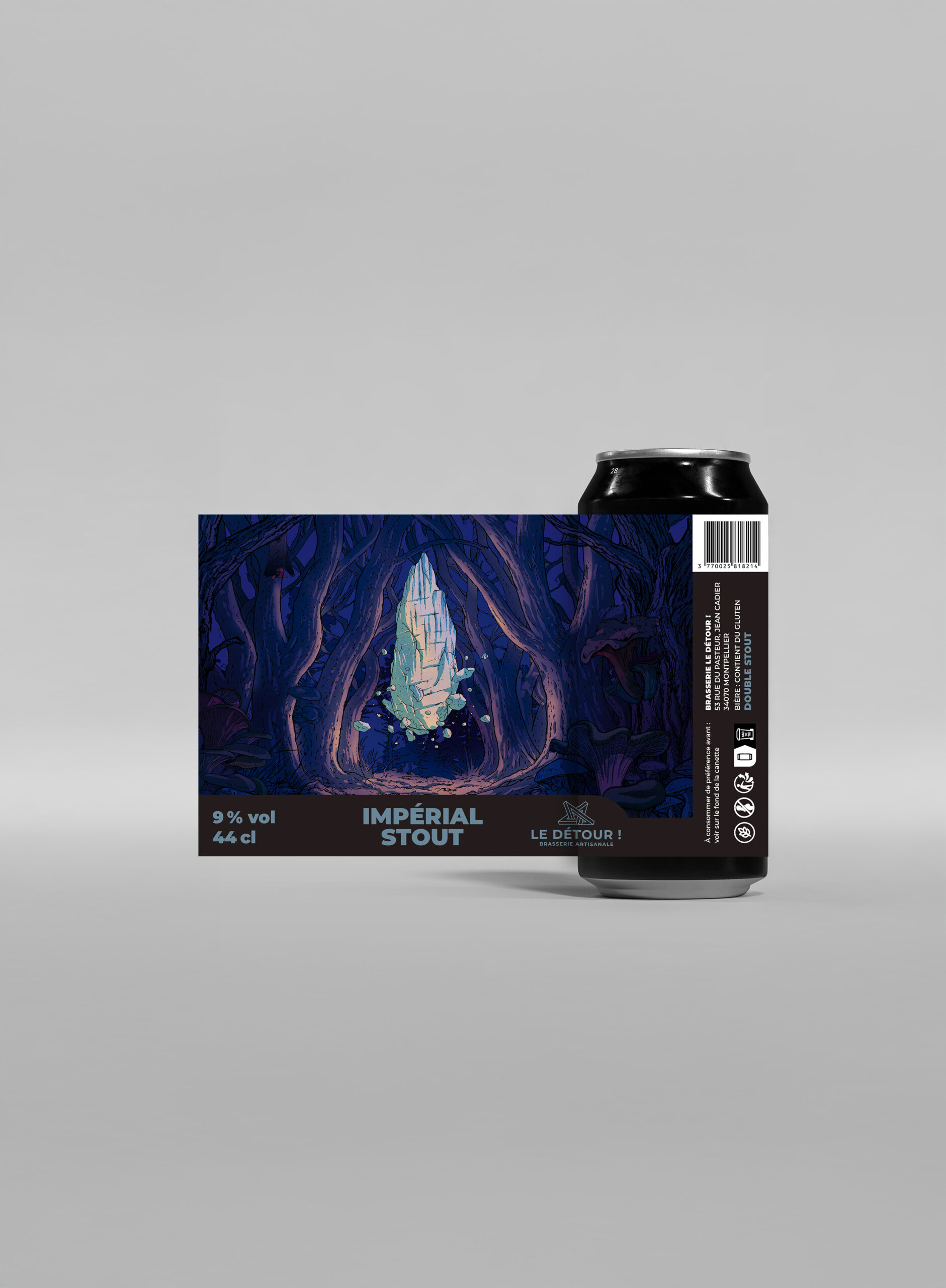 Bière Artisanale Montpellier Le Détour Imperial Stout