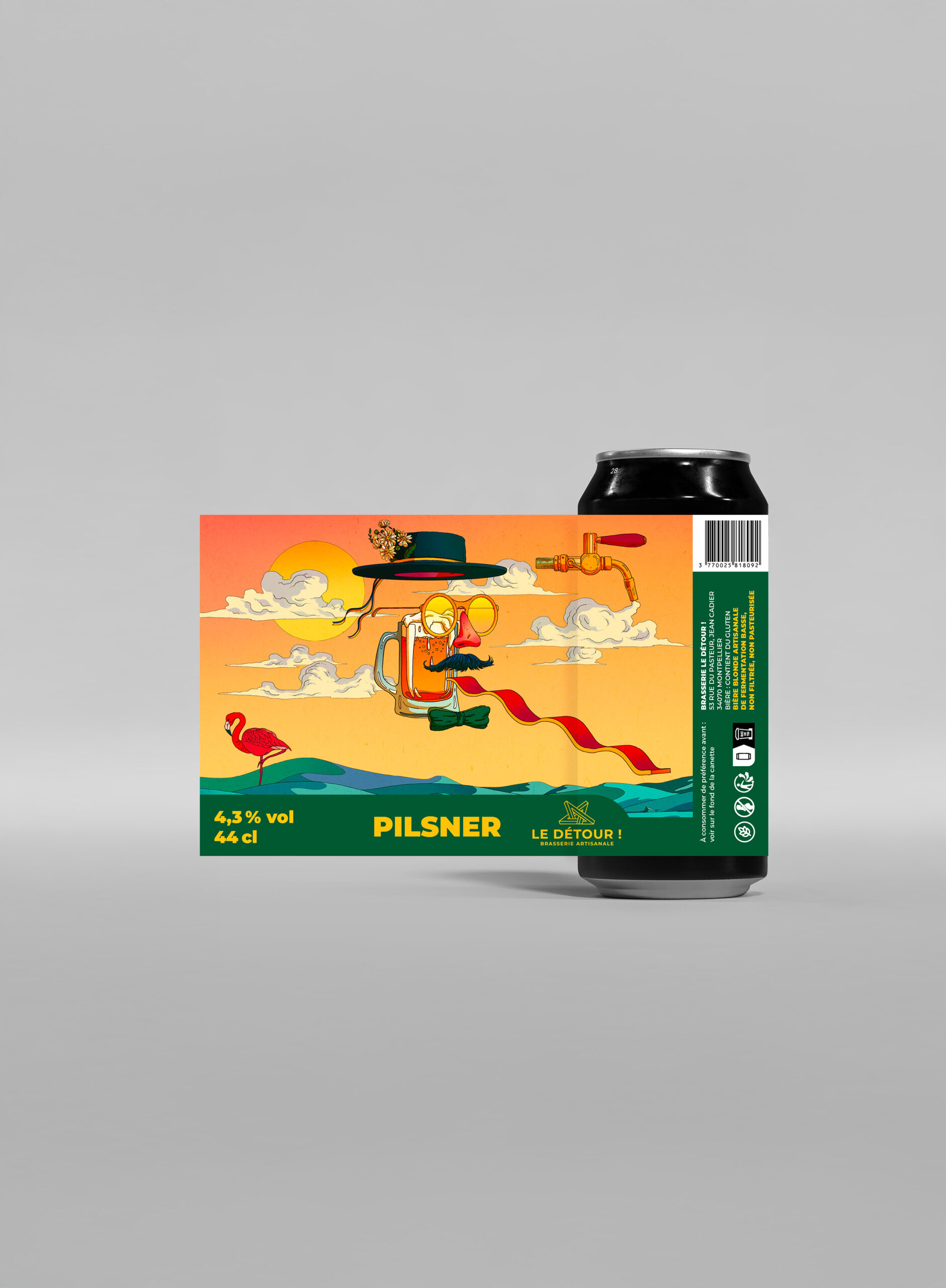 Bière Artisanale Montpellier Le Détour Pilsner